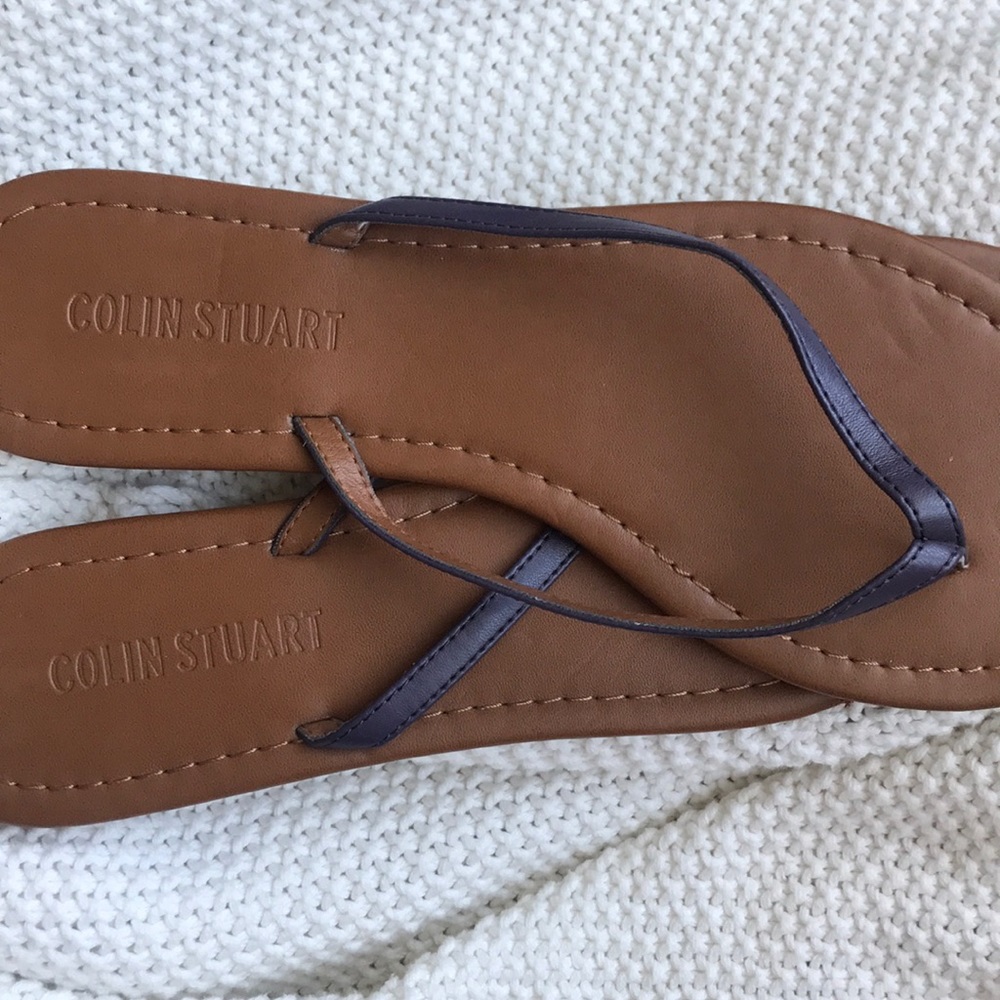 Colin Stuart leather strap sandal
